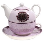Tea for One mandala motief paars Tea for One mandala motief paars