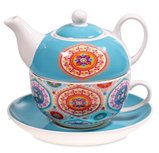 Tea for One mandala motief blauw Tea for One mandala motief blauw